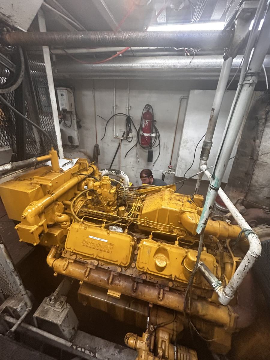 Offshore engine room
